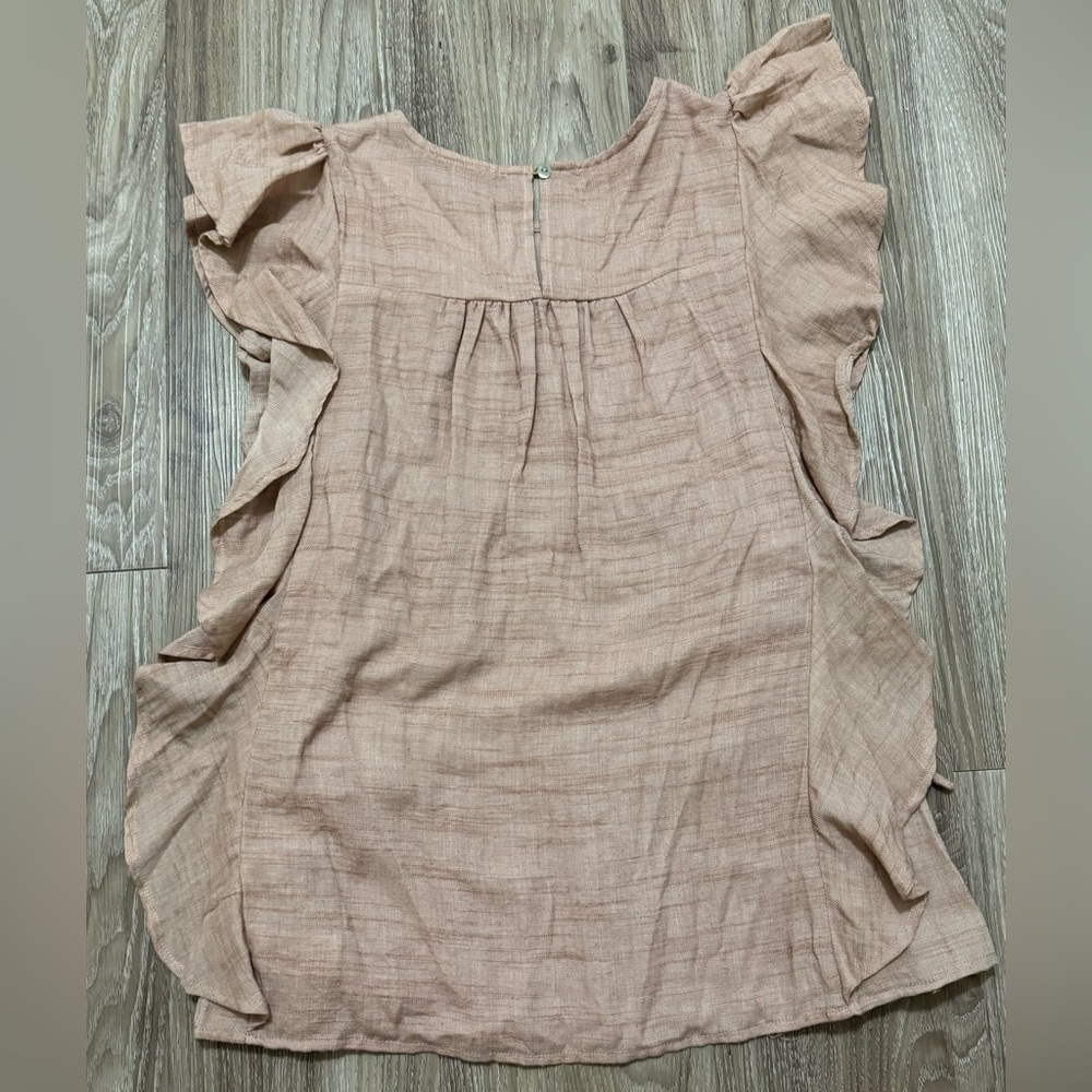 Pink Ruffle Tank - Picture 2 of 2